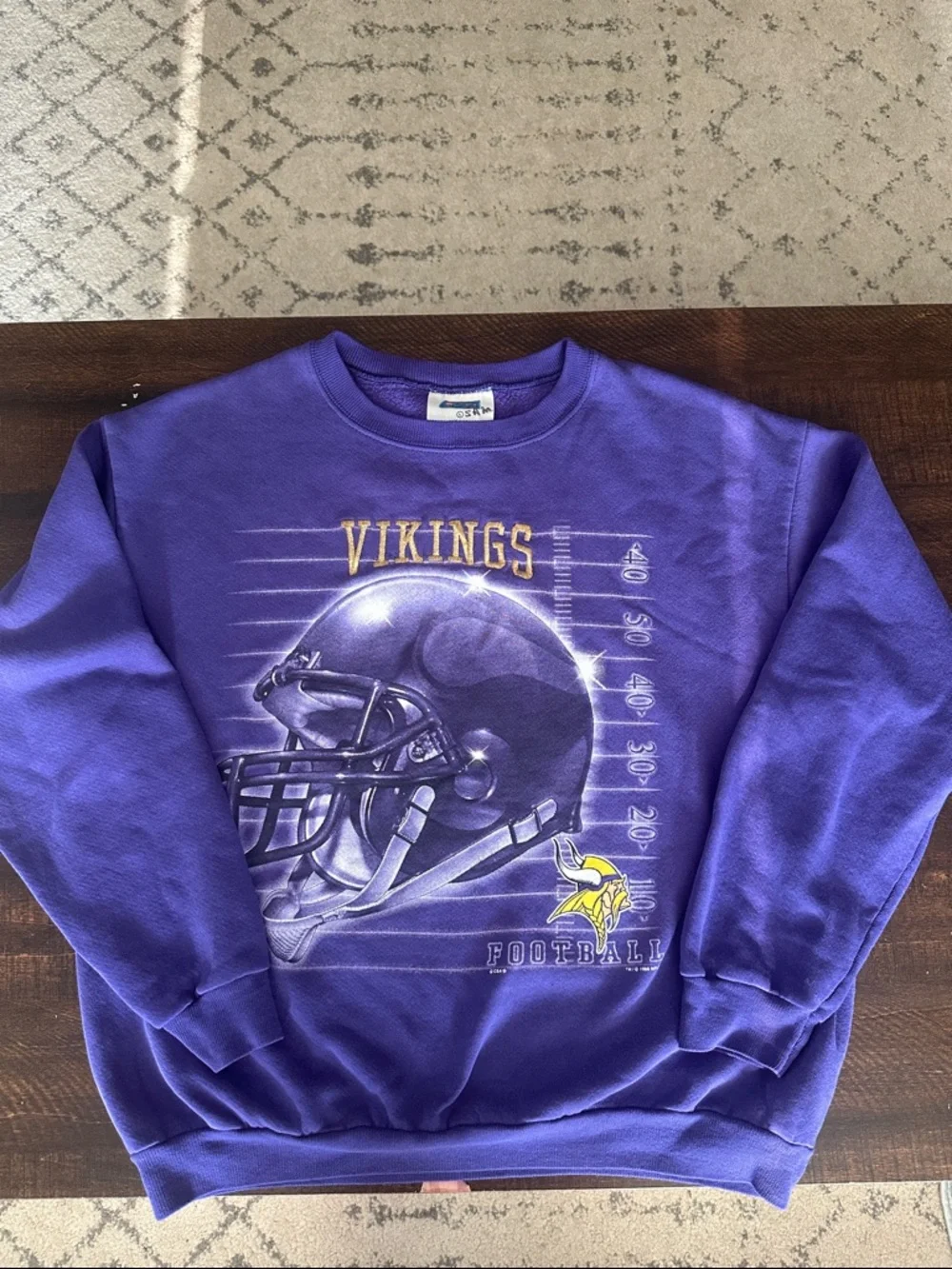 Vintage MN Vikings Purple Crewneck Sweatshirt
